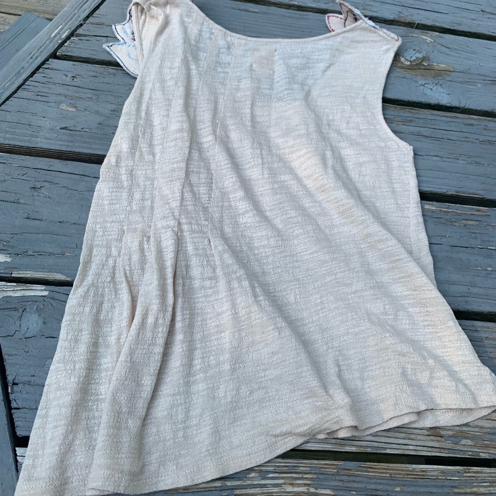 Anthropologie Hidden Hummingbird Ric Rac Top Size Small Fairycore - Picture 7 of 8